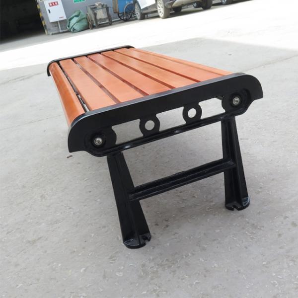 SGS Certificate Modern 1400mm Cast Iron And Wood Garden Bench
