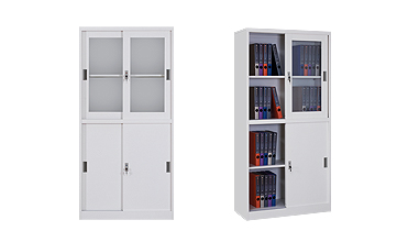 12mm Shelf Edge 0.4mm Plate Metal File Cabinet