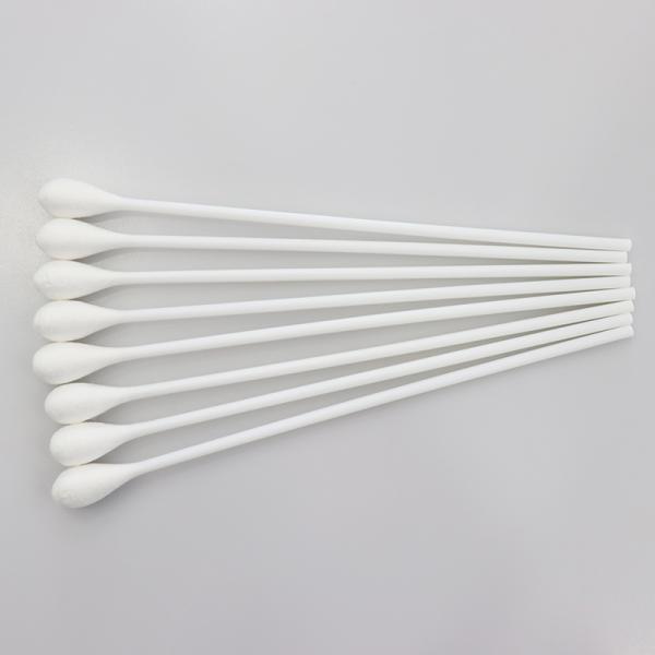 Small Medical / Cosmetic Cotton Buds , Plastic Stick Cotton Bud Eco Friendly
