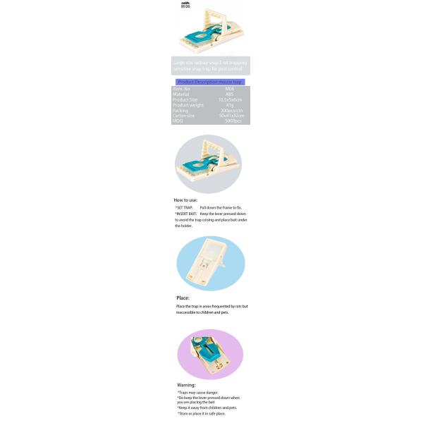 Multi Catch Plastic Mouse Trap Pest Control High Sensitive And Reusable Capacity 10