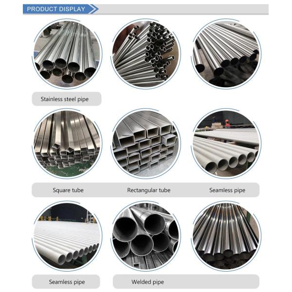 JIS G3459 DIN 17459 TP304 Stainless Steel Pipe 316 316L 310S Round Welding Seamless Pipe Stainless Steel