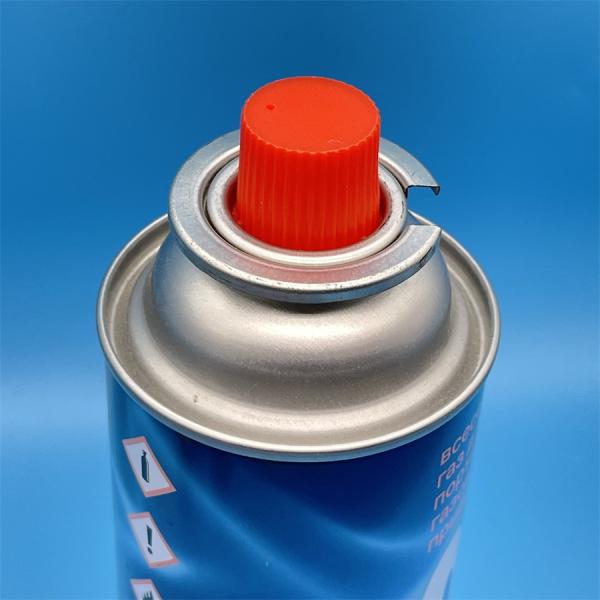 Portable Gas Stove Valve With Red Cap Ideal For Camping, Picnics Outdoor Cooking