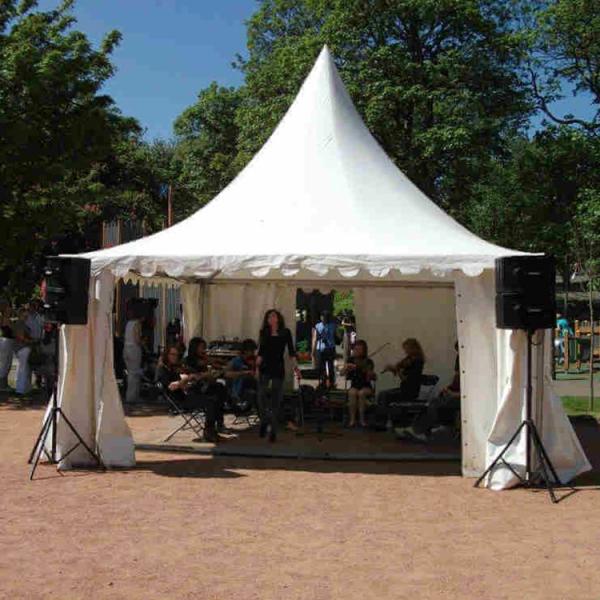 3×3m White Color Pagoda Event Tent For Home Garden Trade Show