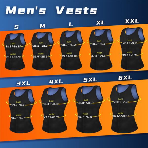 HEXIN CORSET SECRET Men's Shaper Vest in Plus Size for Fat Increase and Sports Support