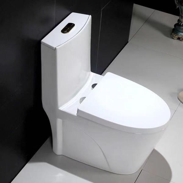 Wholesale sanitary ware dual flush white color bathroom porcelain toilet bowl floor mounted ceramic one piece toilet