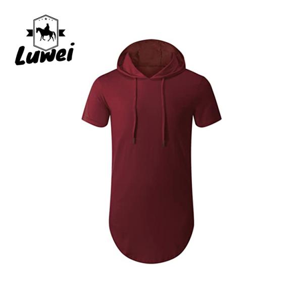 Over Size Knitted Hip Hop Mens Gym Short Sleeve Streetwear Clothing Blank Long Pullover Men Hoodies & Sweatshirt