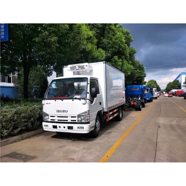 Japan 4*2 ISUZU Refrigerator Box Truck PTO System 5 Ton Freezer Truck