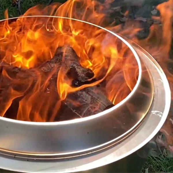 Folding Smokeless Camp Stove 3 To 5 Hours Bonfire Pit Portable