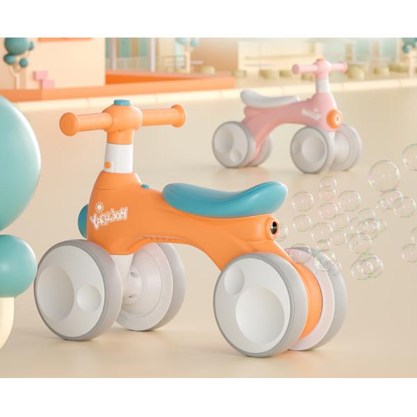2022 Green Plastic Baby Balance Car Carriage Toys for Kids Ride-On Car Balanced Bike