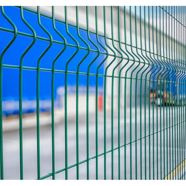 Industrial Commercial 2.5m Powder Coated Metal Fencing Steel Pro V Mesh Rectangle Hole