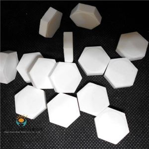 Abrasion Resistant Alumina Ceramic Mosaic Plate Ceramic Lining Sheet 10x10x3mm
