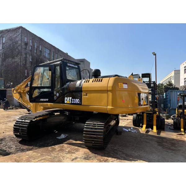30tons Used Cat 330c 330cl Excavator Heavy Duty Equipment Bucket Capacity 1.7 M³