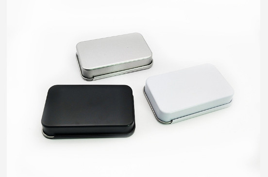 1 Color Square Tea Tins 50g Metal Storage Tins With Lids