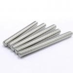 ASTM 3/8 Anti Corrosion Full / Part Galvanized Threaded Rod For Construction