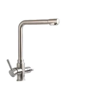 Quality OEM Polished Stretched Stainless Steel Faucet Dishwashing Sink Faucet wholesale