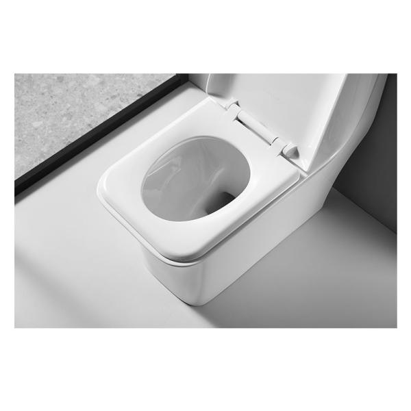 Round One Piece Toilets , S trap 300/400mm 1 Piece Water Closet