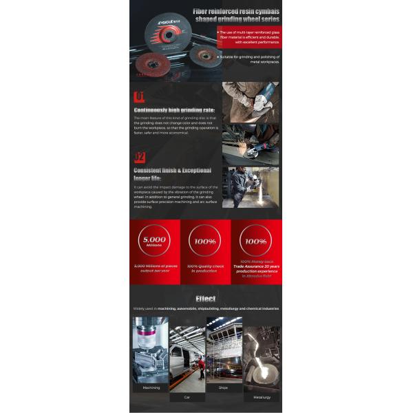 B074 Amazon Hot Selling Fine Grinding Aluminum Oxide Disc Grinding Wheel 4 Inch