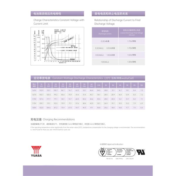 YUASA NP38-12 12V 38Ah UPS Lead-acid Battery Rechargeable AGM UPS Battery VRLA Battery