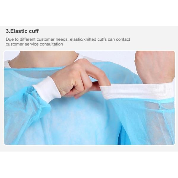 Anti Pollution Disposable Isolation Gown 2 Years Shelf Life