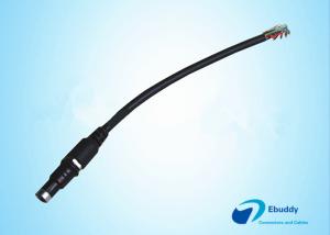 China Custom Cable Assembly Military Cable With Fischer Connectors Black on sale