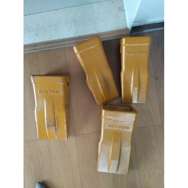 TIG brand Alloy Steel Excavator Bucket Teeth 61N6-31310RC For Hyundai R225-7