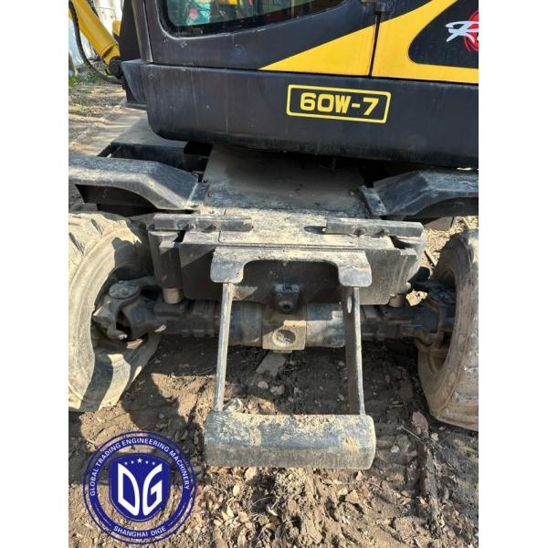 Hyundai Used Wheel Excavator 60w-7,6Ton Hyndraulic Small Excavator 10 Units
