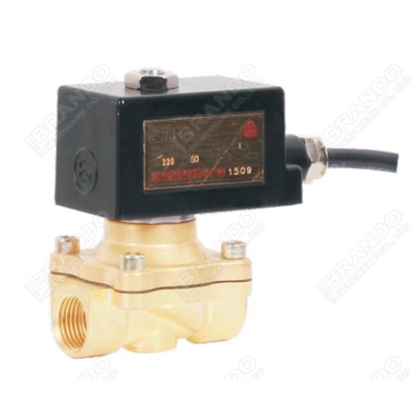 1/8'' Coalgas Natural Gas Oven Brass Solenoid Valve For Heating