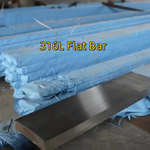 Stainless Steel Flat Bar Brushed Surface TP316L 40*4*6000mm Hot Rolled SS 316L Flat Bar Sizes