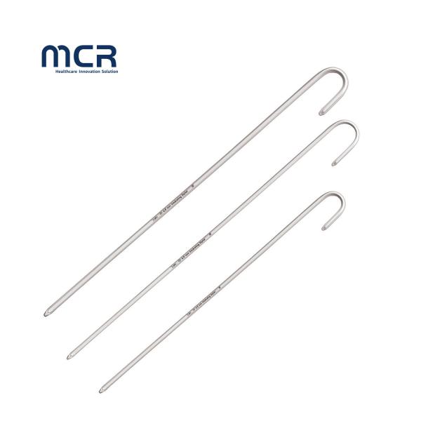 Disposable Aluminum Medical Guide Wire Intubation Stylet For Endotracheal Tube