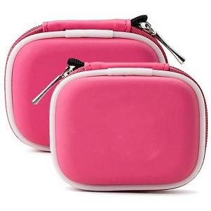 Quality Pink Cute Electronics Travel Case With Buckle , Durable Square Waterproof Carrying Case wholesale