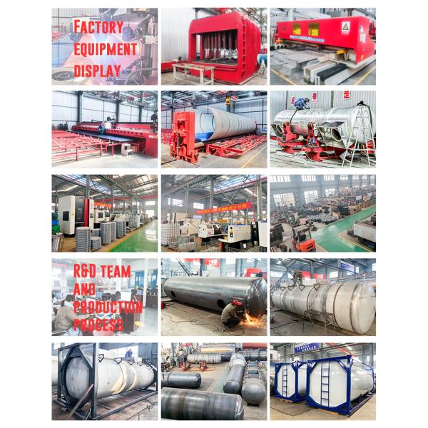 Aluminum Alloy ISO Tank Container Capacity 28000 Liters 30FT Transport Tank Container