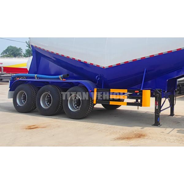 TITAN New 3 Axle 40ton 50ton V Type Dry Powder Cement Bulker Bulk Cement Tanker Trailer