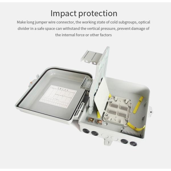 Small FTTX FTTH 500V Fiber Terminal Box 12 Cores