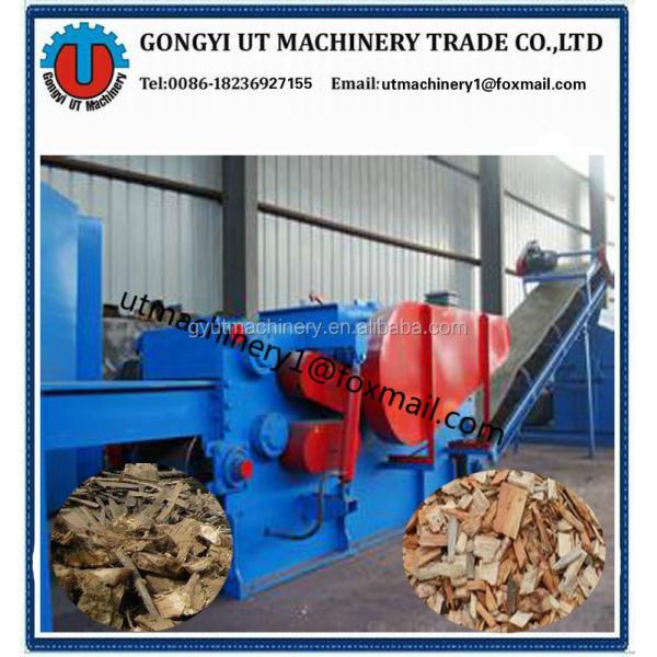Forestry Machinery Mobile Wood Chipper Shredder Machine for Producing 3-5cm Wood Chips