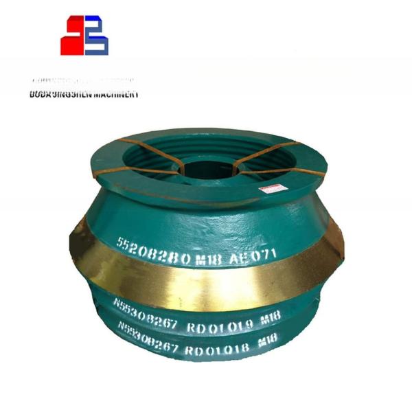 High Manganese Steel HP100/200/300/400 Cone Crusher Bowl Liner And Mantle Weight KG 1000