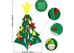 Quality Self Adhesive 5mm Homemade Felt Christmas Tree Decorations wholesale
