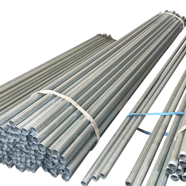 Round Section Shape Galvanized Steel Pipe for Building Material Processing Services