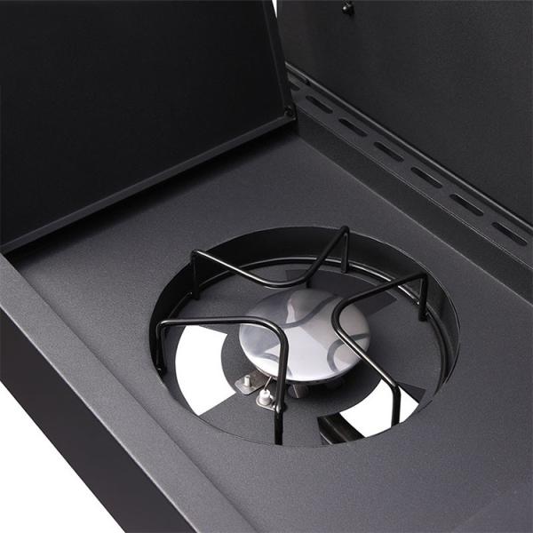 Professional Barbecue Gas Grill 6 Burners Cart Cooking Outdoor Bbq Grill