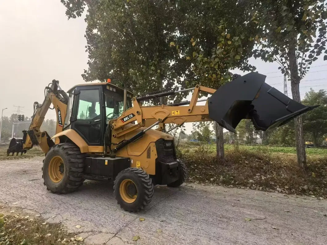 2022 Second-Hand Sany Bhl 95 Wheeled Excavator Loader 9 Ton Backhoe Loader Hydraulic Sale Low Price
