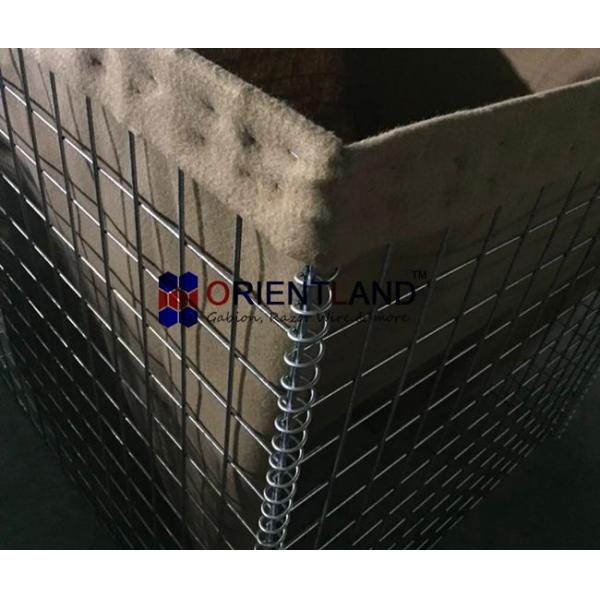Turkey Hesco Defence Barrier , Hesco Baskets Corrosion Resistance MIL 5