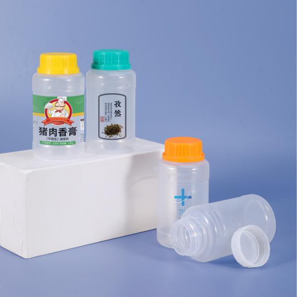 250ml Round Chemical Storage Container with Airtight Sealing and Translucent PP Material