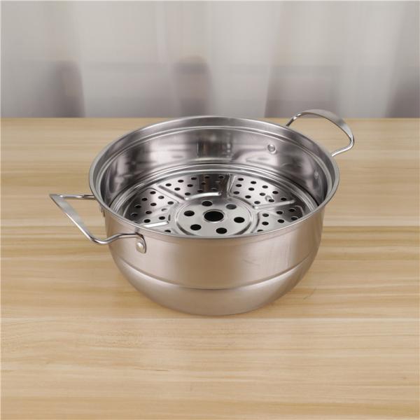 Stainless Steel Kitchenware 12pcs Cookware Set 16/18/20/22/24cm Soup Pot Food Cooking