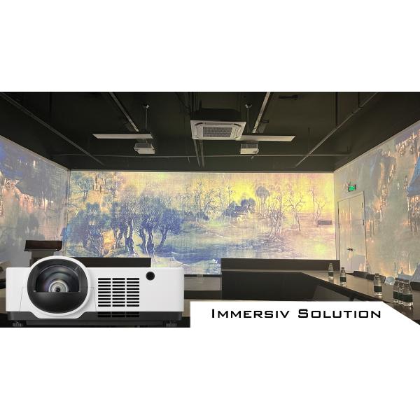 Compact Immersive Projector 6000 Lumen Short Throw Laser Projector For Immersive Room