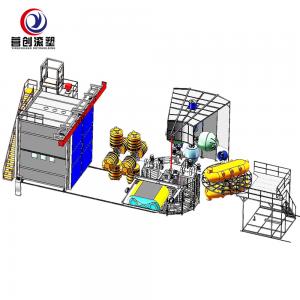 Quality Rotational Molding Machine For LLDPE Water Filled Barrier Water Horse Fence wholesale