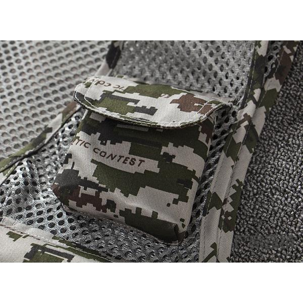 Hot Sale Outdoor Men's Photography Vest Camouflage Utility Mesh Vest Multi-pocket Fishing Men Leisure Mesh Vest