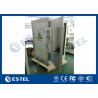 One Compartment Outdoor Telecom Cabinet Grey Color For Communication Tower for sale