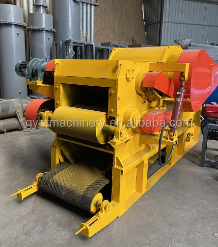 Forestry Machinery Mobile Wood Chipper Shredder Machine for Producing 3-5cm Wood Chips