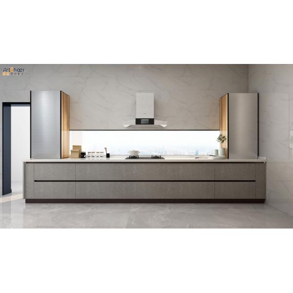 Complete Set of Ready-to-Assemble Modern Style Kitchen Cabinets for Home Improvement