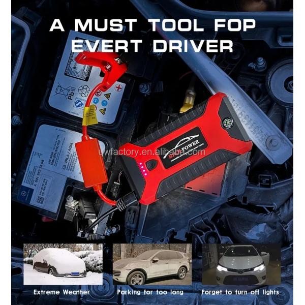 20000mA Car Jump Starter 600A Portable Car Charger Booster Power Bank Starting Device Car Starter for GOODWE Hybrid ESS