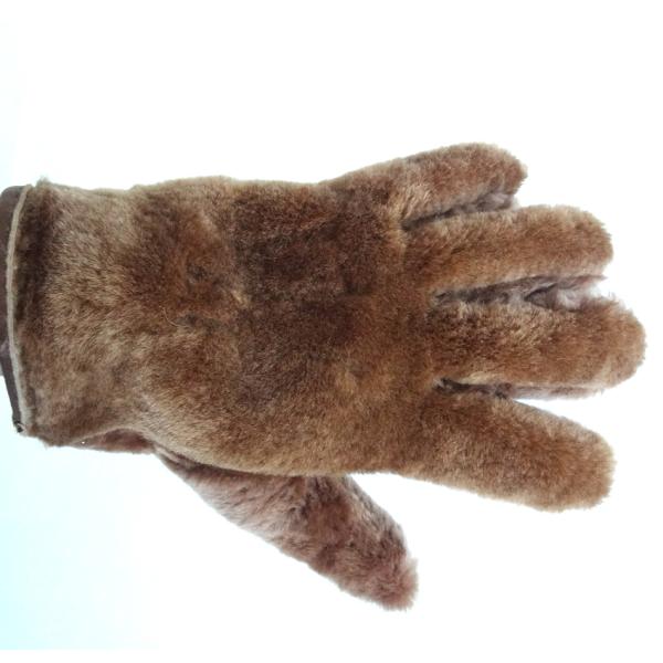 Lambskin Fashion Womens Soft Leather Gloves Plain Style For Hands Warm